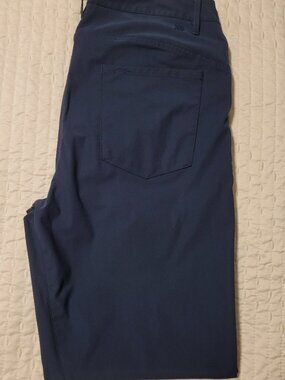 All In Motion Navy Blue Tech Travel Chino Pants Trousers Mens Size 32 x 30